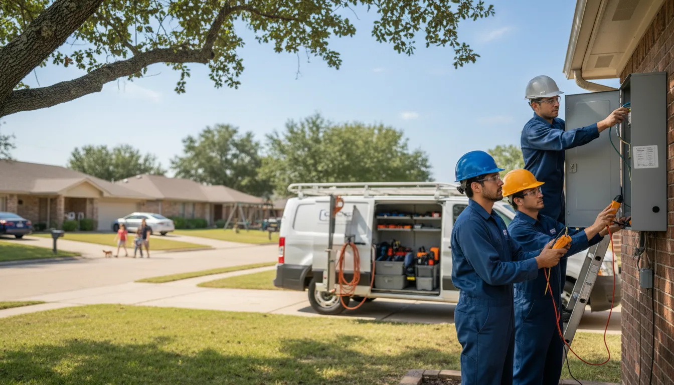 Certified electrician providing emergency electrical services in Concordia, MO